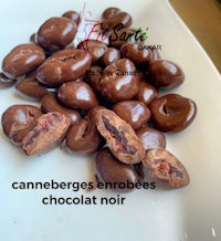 canneberges erbes chocolat noir