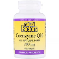 natural factors coenzyme q10 200mg