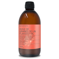 huile de graines de lin flaxseed oil 500ml