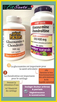 a bottle of glucosamine and choline