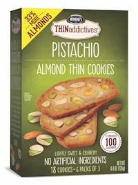 pistacchio almond thin cookies