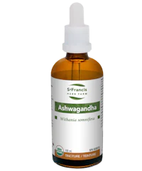 a bottle of avvoginin on a black background