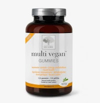 a bottle of multi - vegan gummies