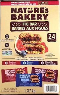 a box of nature's bakery fig bars
